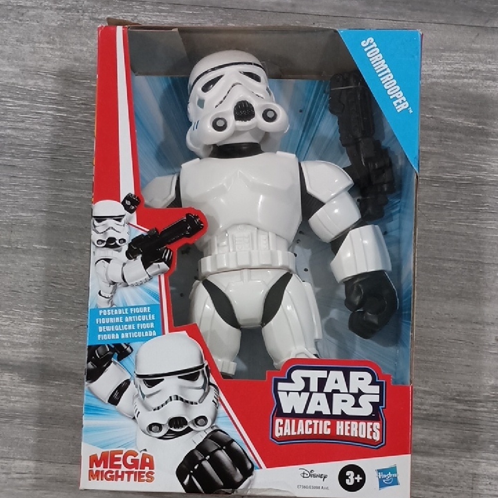 Hasbro Star Wars Galactic Heroes Mega Mighties Stormtrooper - White and Black